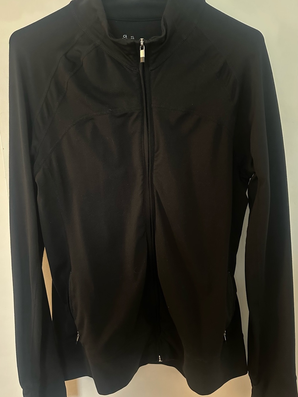Gap Fit Black Full-Zip Athletic Jacket